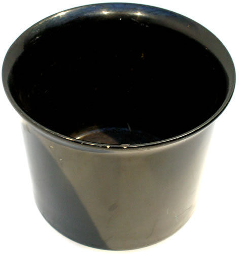 Keramiktopf schwarz Höhe 40 cm